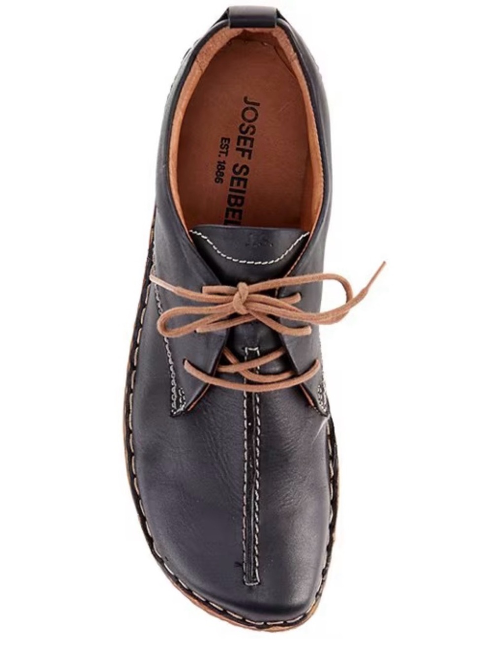 Josef Seibel Rosalie 50 leather sneakers size 39  black